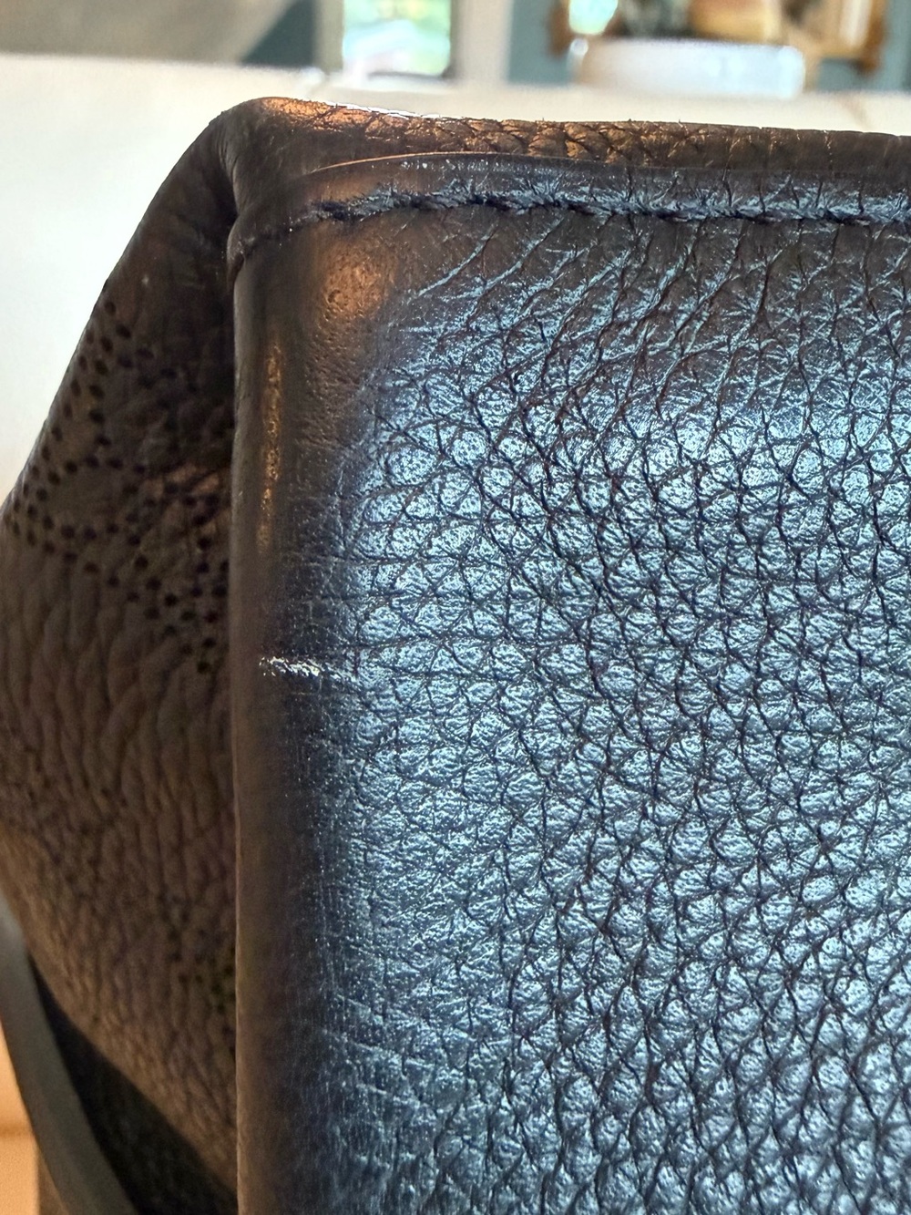 Louis Vuitton Black Monogram-Embossed Hobo with LV Leather Tag - Picture 12 of 16